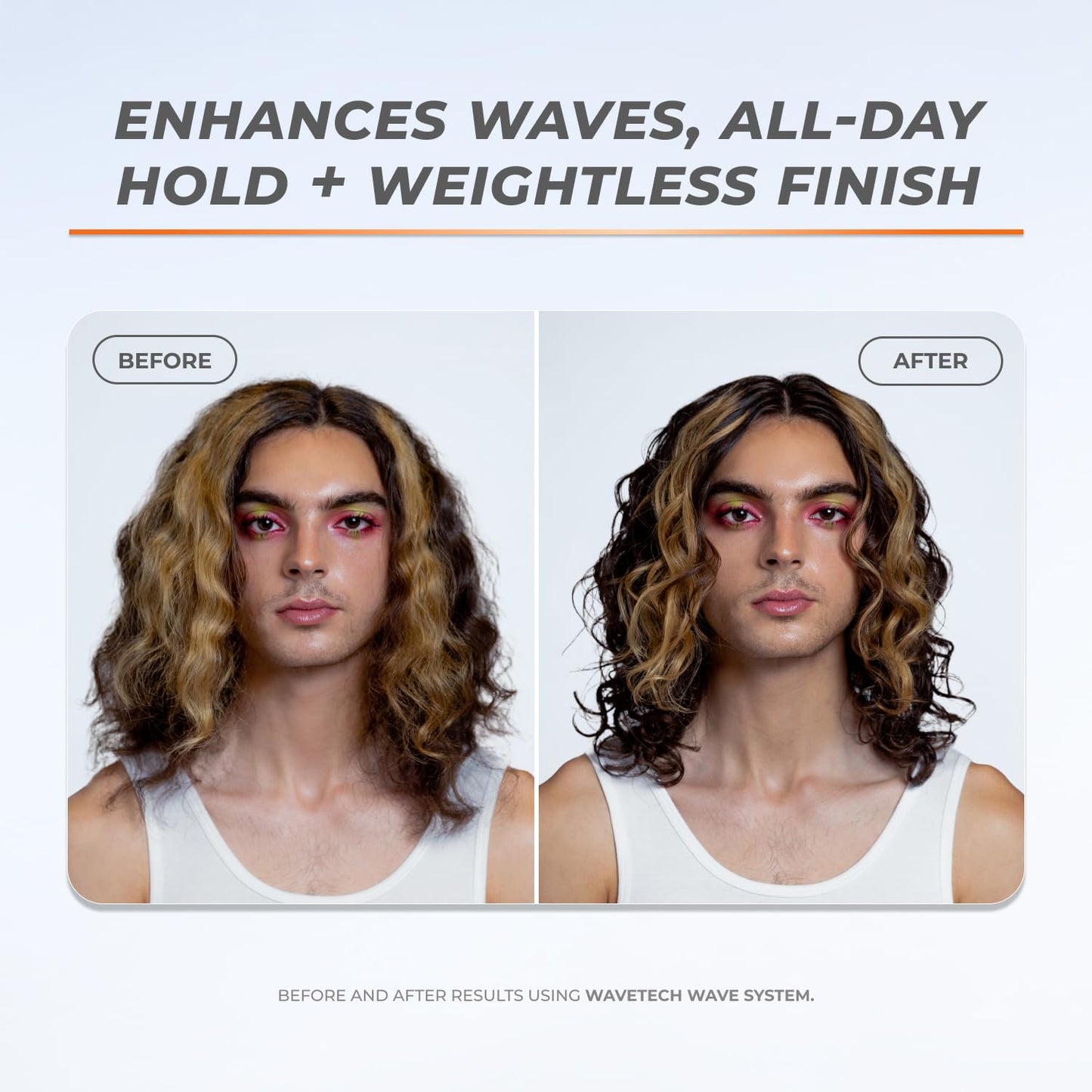 XMONDO Hair Wavetech Wave Foam, Vegan Styling Foam for Wavy Hair with Pro-Vitamin B5 and Nutrients to Hydrate Hair, Enhance Natural Curl Pattern