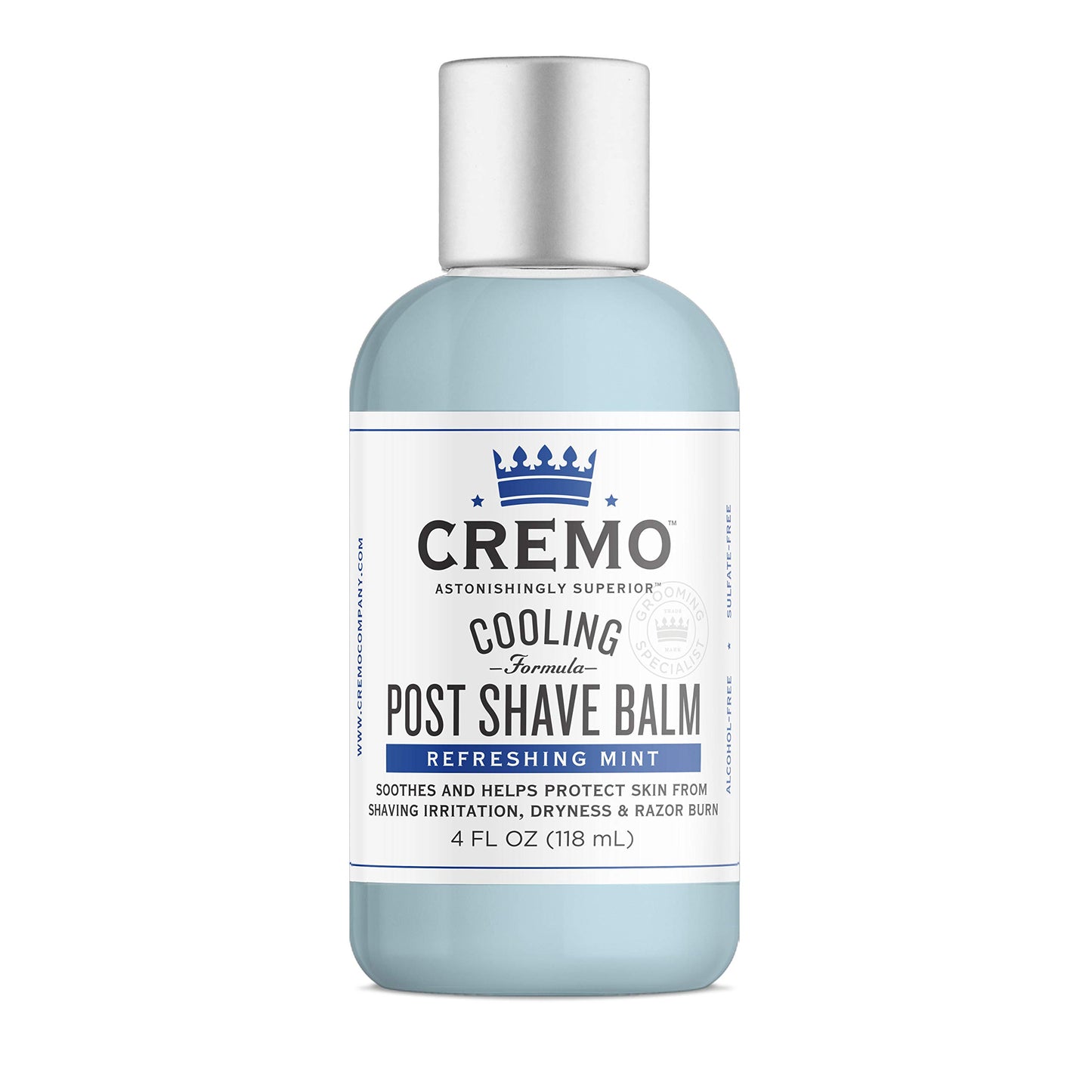 Cremo Astonishingly Superior Razor Refills, (4 Pack) & Cooling Formula Post Shave Balm, Soothes, Cools And Protects Skin From Shaving Irritation Beauty and Personal Care Cremo