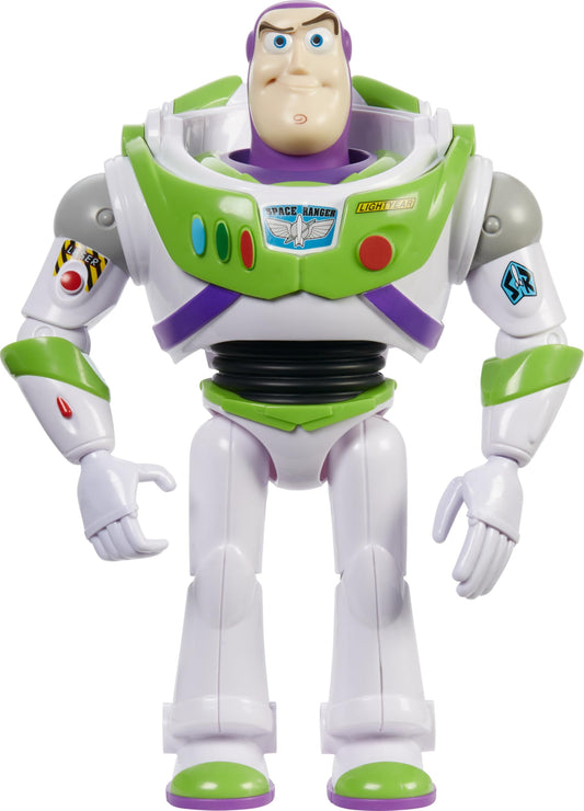 Mattel Disney Pixar Toy Story Large Action Figure, Posable Buzz Lightyear Collectible in Spacesuit Look, 12-inch Scale