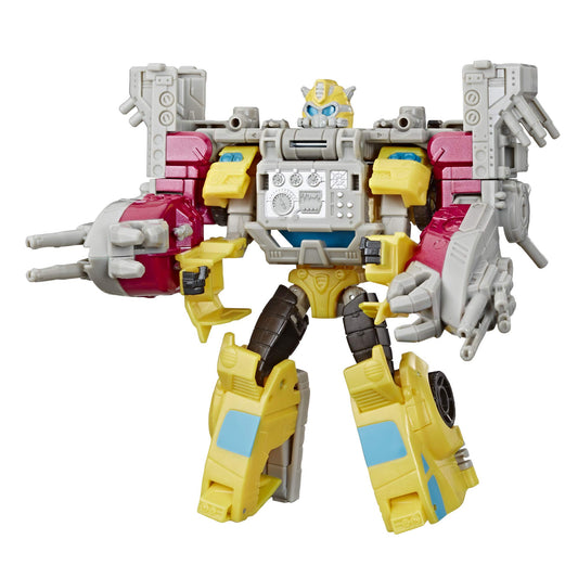 Transformers Toys Cyberverse Spark Armor Bumblebee Action Figure - Combines with Ocean Storm Spark Armor Vehicle to Power Up - for Kids Ages 6…
