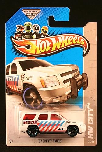 Hot Wheels 2013 Hw City '07 Chevy Tahoe White