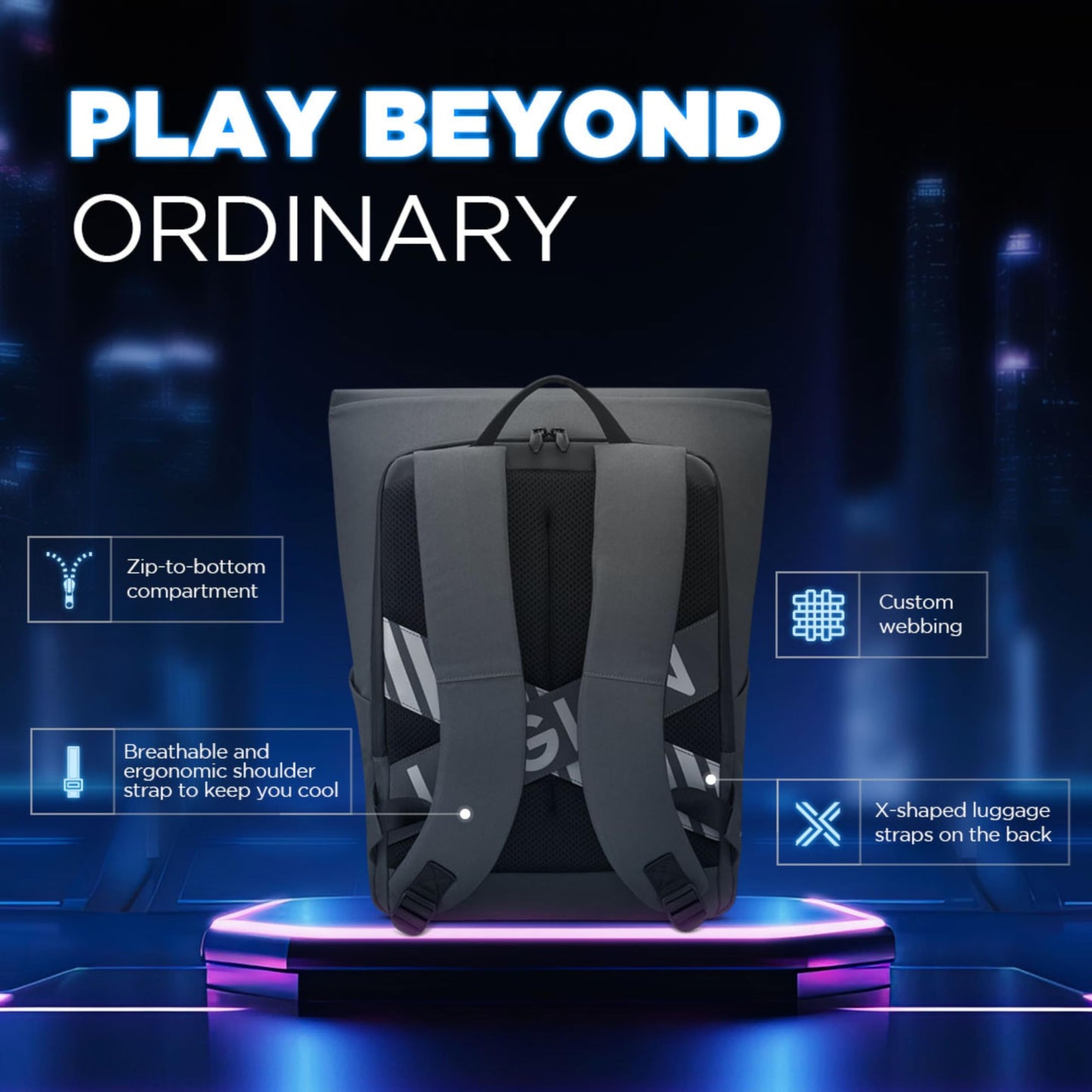 Lenovo Legion 16” Gaming Backpack GB400