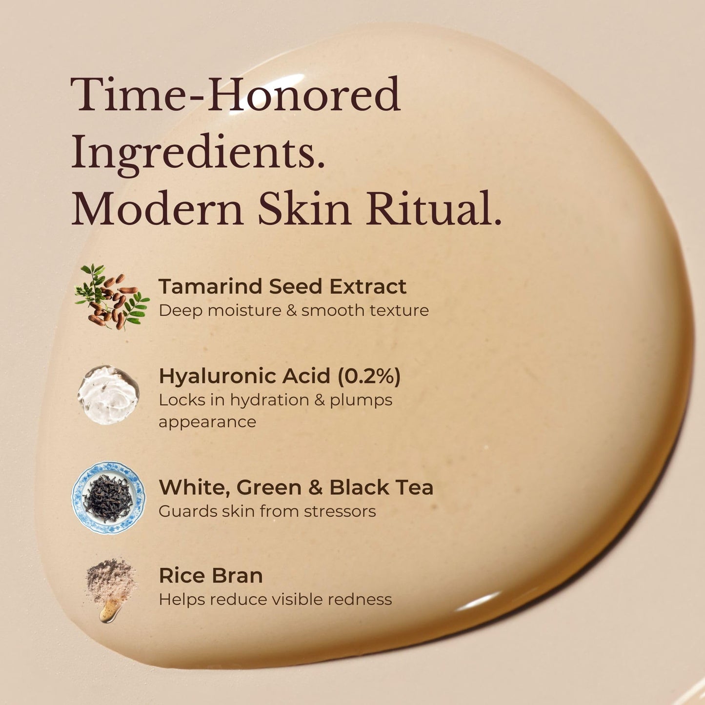 JUARA Triple Tea Hydrating Toner - Hyaluronic Acid Face Toner with Antioxidants, Oil-Free Plumping Gel for All Skin Types, 3.3 oz