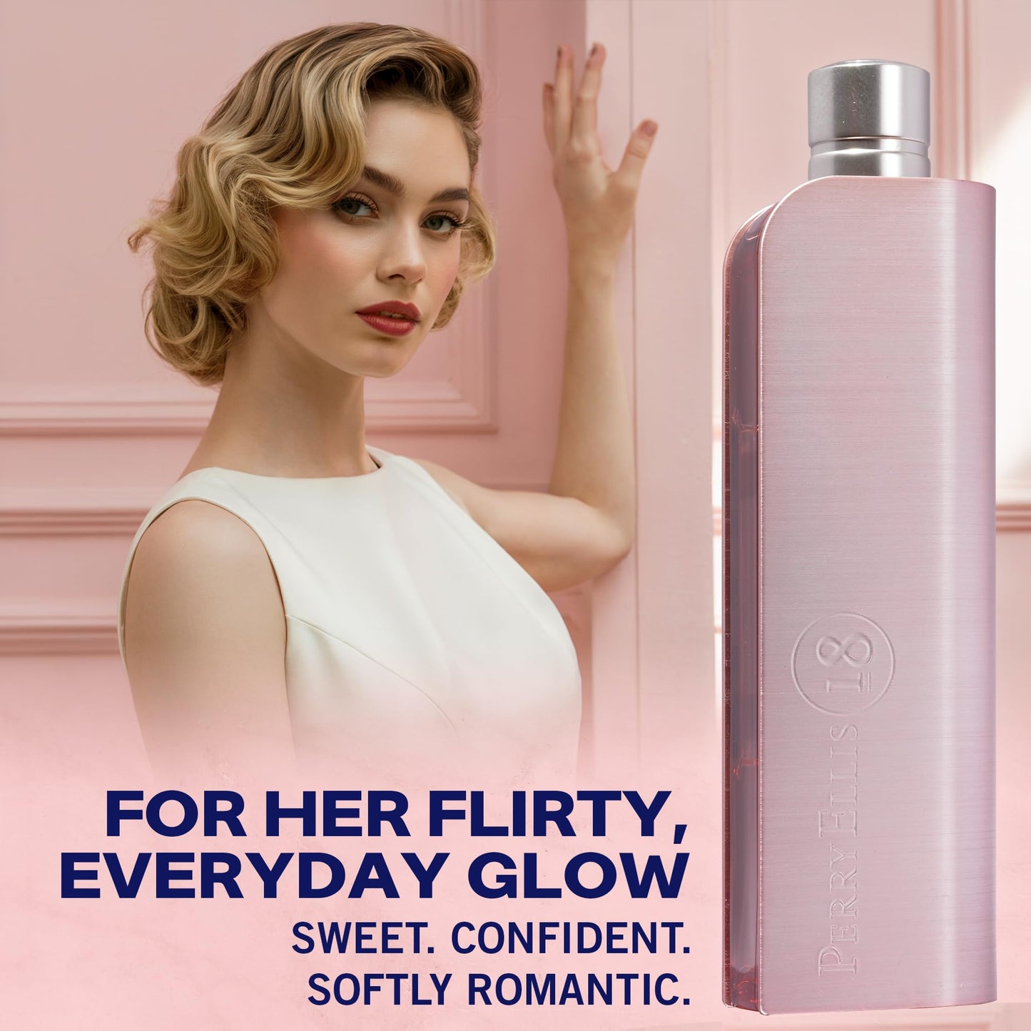 Perry Ellis 18 Eau De Parfum Spray for Women - Perfume for Women, Fruity Floral Fragrance, EDT, Sweet & Fresh Designer Scent for Her, Long Lasting