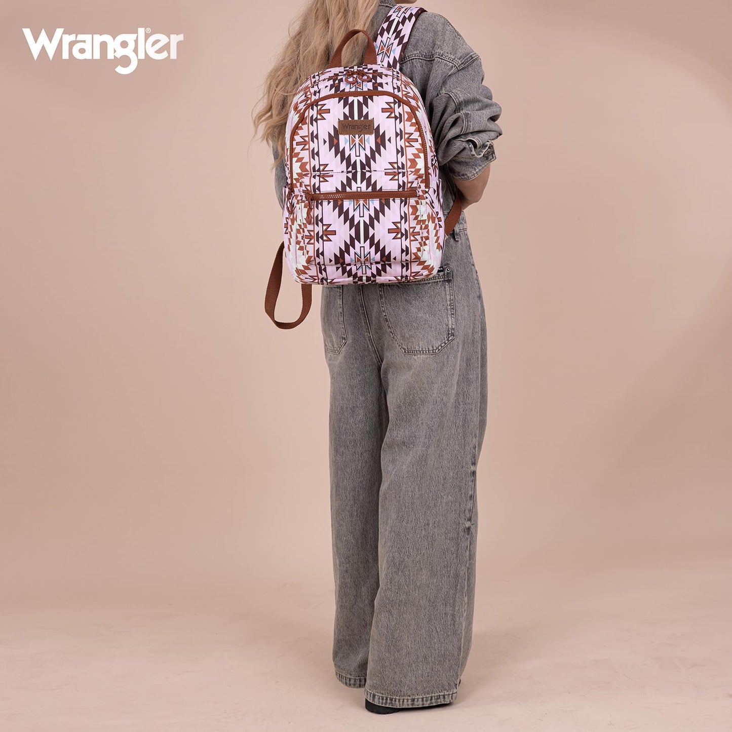 Montana West x Wrangler Aztec Backpack Mommy Daypack Western Travel Bag for Women