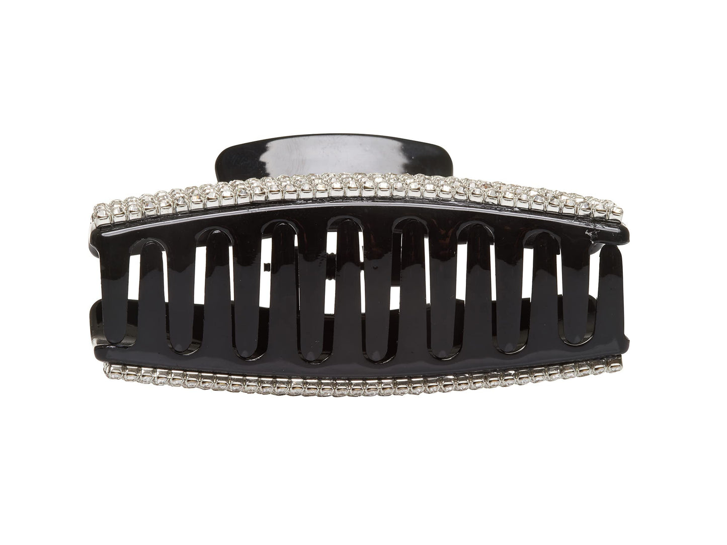 Allure Women's Rhinestone Jaw Clip, Hair Clip, Large
