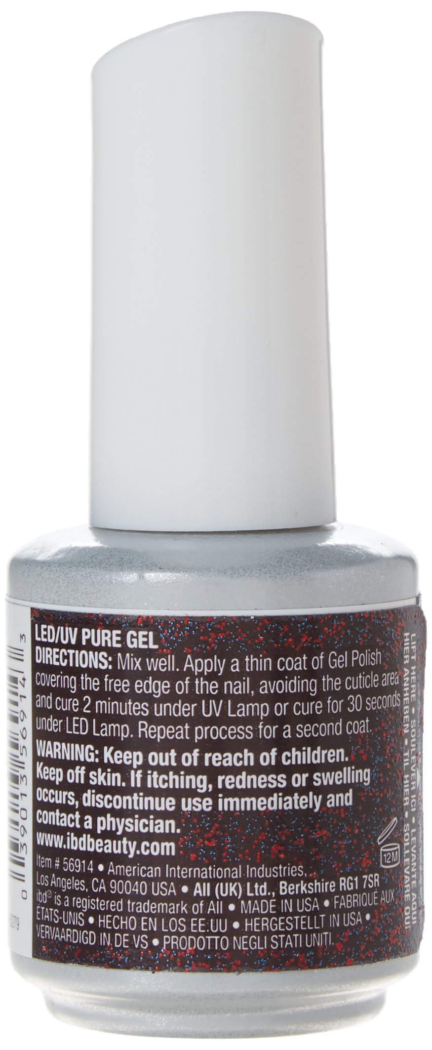 IBD Just Gel Soak Off Purple Nail Polish, Midnight Martinis Beauty & Personal Care IBD
