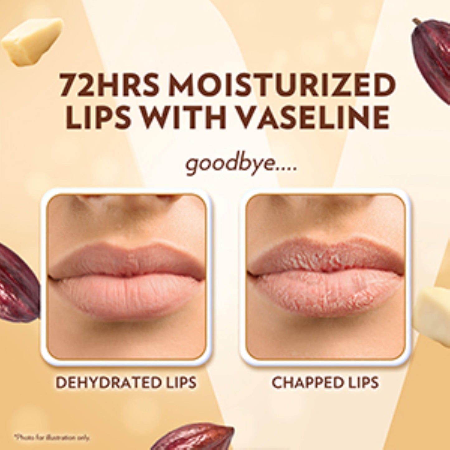 Vaseline Lip Therapy Cocoa Butter.25 oz (Pack of 3) Beauty and Personal Care Vaseline