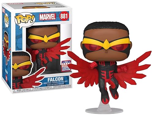 Funko Pop! Marvel: Falcon 881 (2021 Summer Convention Virtual Funkon Shared Exclusive)