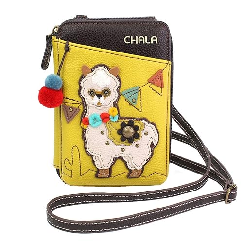 Chala Llama Wallet Crossbody Handbag - Convertable Strap
