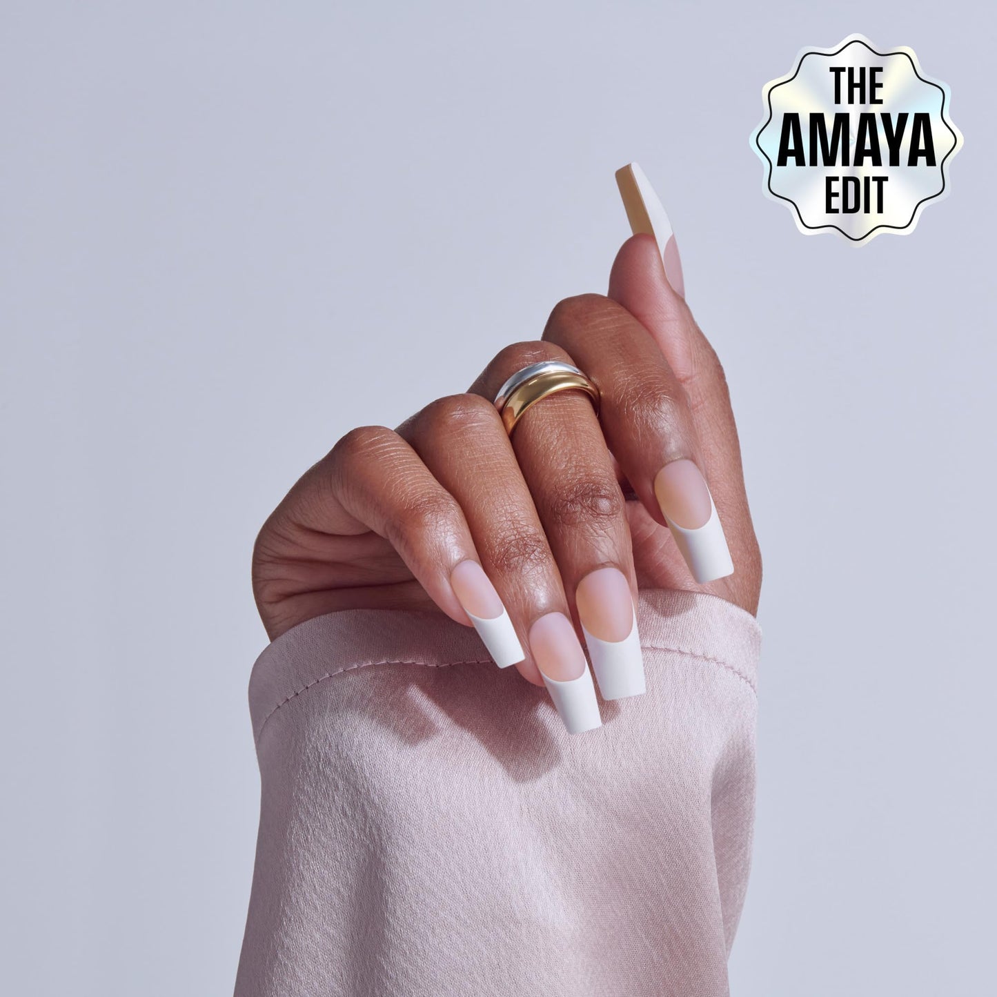 Kiss Core, Press On Nails, Nail glue included, 'Every Minute', White, Long Size, Square Shape, Includes 32 Nails, 2g Glue, 1 Manicure Stick, 1 Mini Beauty & Personal Care KISS