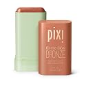 Pixi On-the-Glow Bronze - RichGlow, Hydrating Tinted Moisture Bronzer Stick with Ginseng, Aloe Vera & Fruit Extracts, For Cheeks & Lips, 19g / 0.6oz