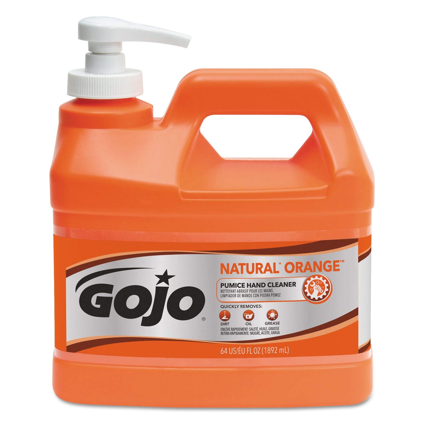 Gojo Natural Orange Scent Pumice Hand Cleaner 0.5 gal.
