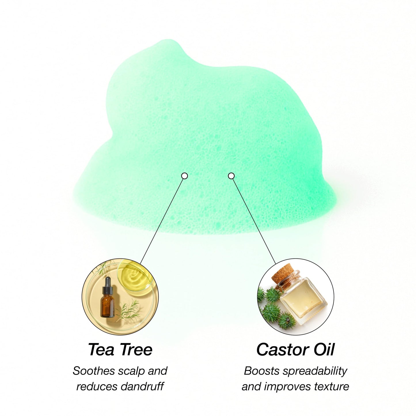 Lux Collection Wrapping Foam Lotion Wave Curl Wet Setting Styling Hair Foaming Mousse 9.6 fl.oz / 284mL Tea Tree