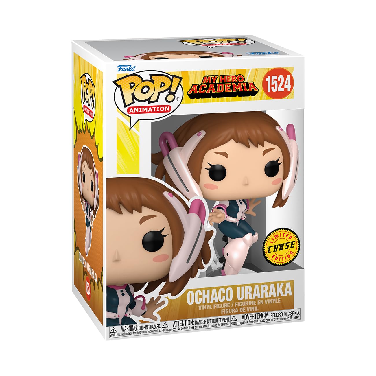 Funko POP! Animation: My Hero Academia (MHA) - 2 - Ochaco Uraraka - 1/6 Odds for Rare Chase Variant - Metallic - Collectable Vinyl Figure - Gift Idea…
