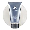 COSMEDIX Glow Bamboo Brightening Facial Mask - PM Exfoliating Facial Scrub for Tired, Dull & Uneven Skin - Anti-Aging Gentle Night Face Exfoliator