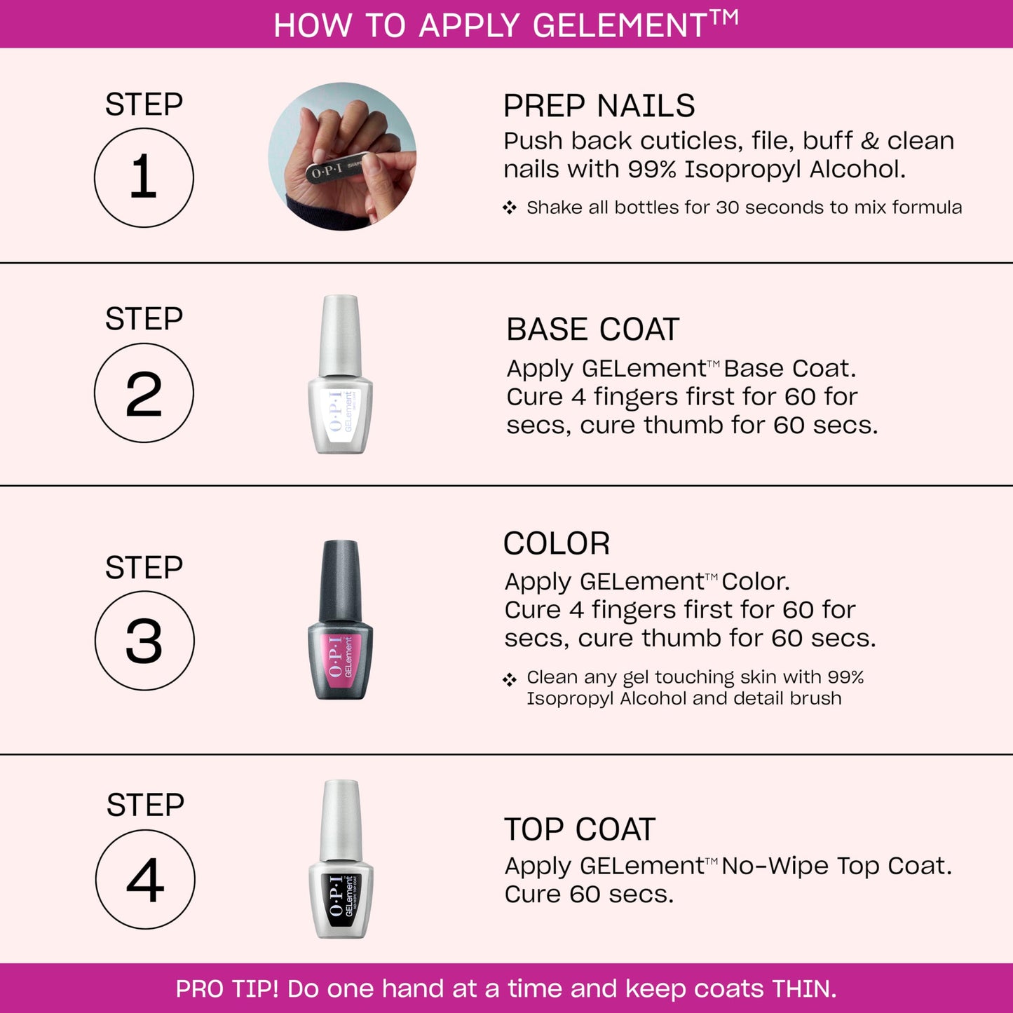 OPI GELement EMOtional | Opaque Dark Black Crème LED Cure Gel Nail Polish | DIY Salon Quality Gel Manicure | Vegan Formula, Durable Wear with High Beauty and Personal Care OPI