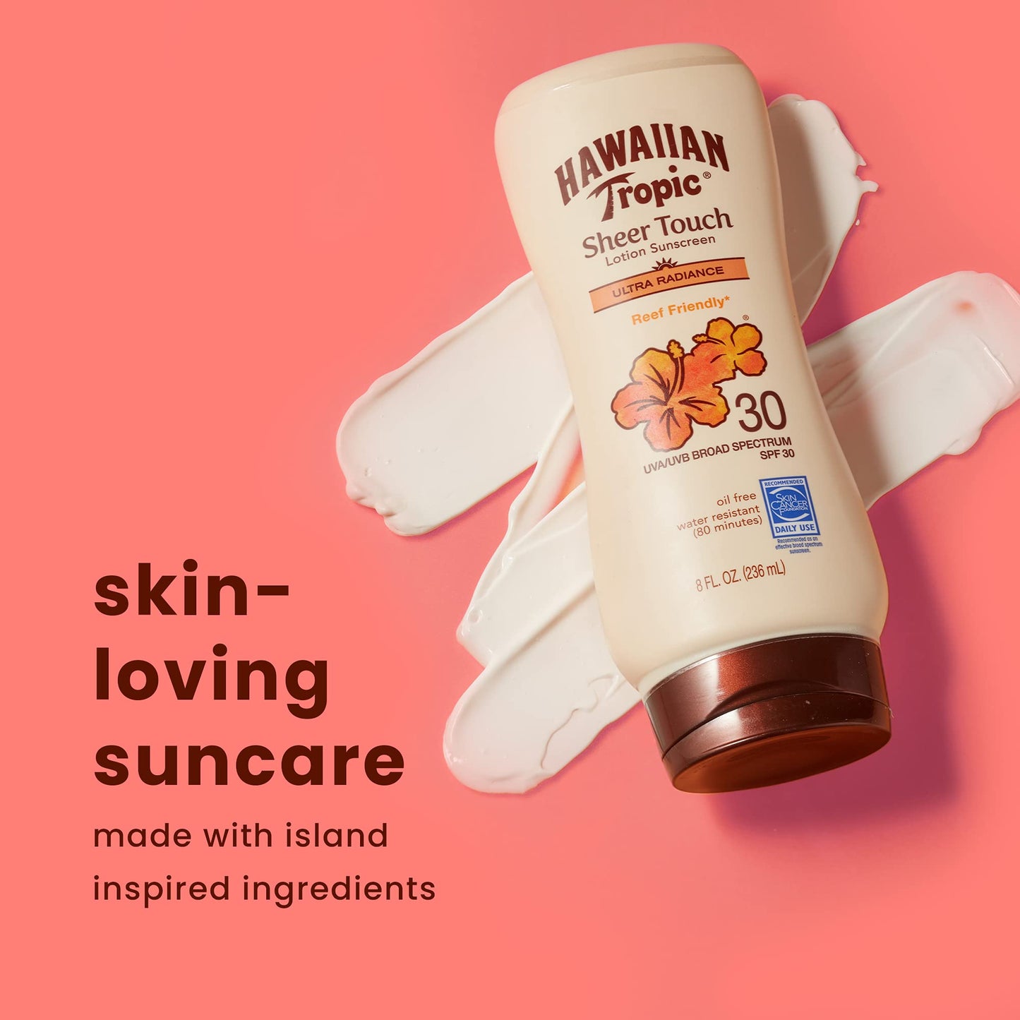 Hawaiian Tropic SPF 30 Broad Spectrum Sunscreen and After Sun Pack with 8oz Sheer Touch Moisturizing Sunscreen Lotion and 6oz Silk Hydration