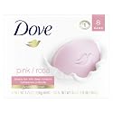 Dove Beauty Bar, Pink 4 oz, 8 Bar