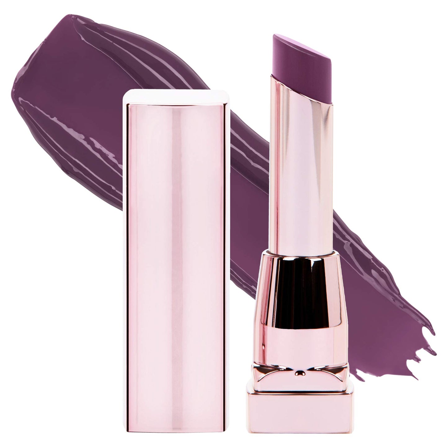 Maybelline Color Sensational Shine Compulsion Lipstick, Berry Blackmail, 1 Tube, 0.1 Ounce