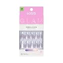 Kiss Glam, Press On Nails, Nail glue included, 'Fairy Tale', Pink, Medium Size, Almond Shape, Includes 32 Nails, 2g Glue, 1 Manicure Stick, 1 Mini Beauty & Personal Care KISS