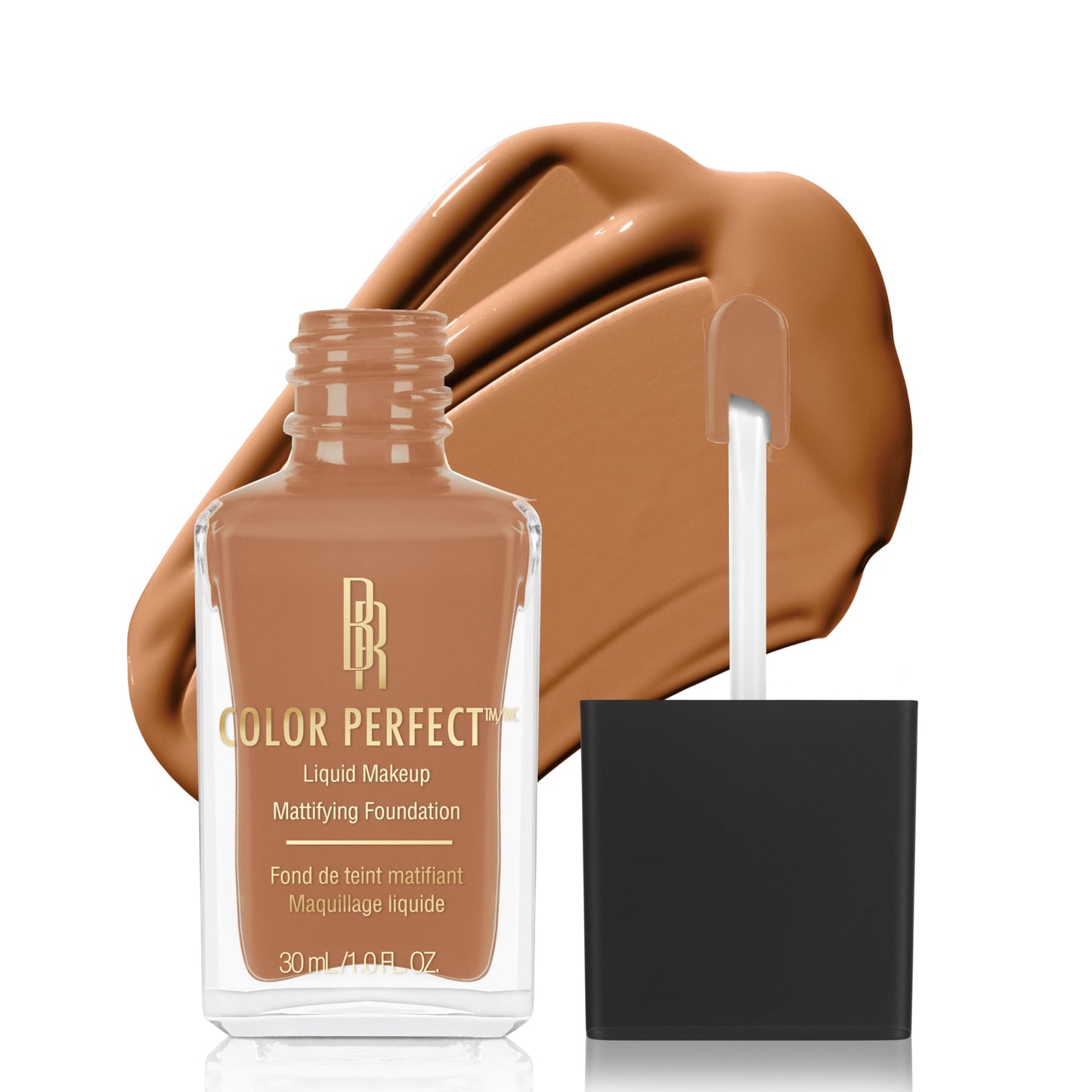 Black Radiance Color Perfect Liquid Full Coverage Foundation Makeup, Praline, 1 Ounce