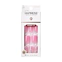 Kiss Impress No Glue Mani Press-On Nails, Design, 'Dream It Up', Light Pink, Short Size, Wider Squoval Shape, Includes 30 Nails, Prep Pad Beauty & Personal Care imPRESS