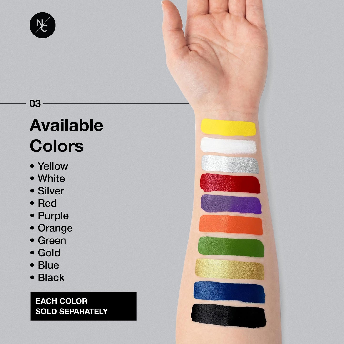 Narrative Cosmetics Water-Activated Face & Body Paint - Highly Pigmented, Long-Lasting Face & Body Paint for SFX, Cosplay, and Artistic Makeup