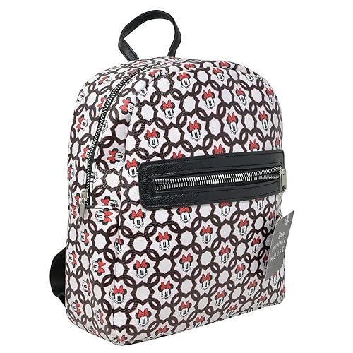 Disney Minnie Moouse All Over Print 10" Deluxe Mini Backpack