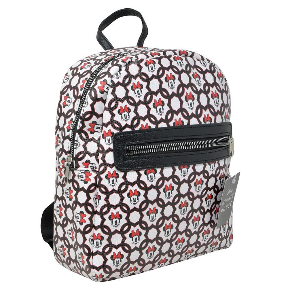 Disney Minnie Moouse All Over Print 10" Deluxe Mini Backpack