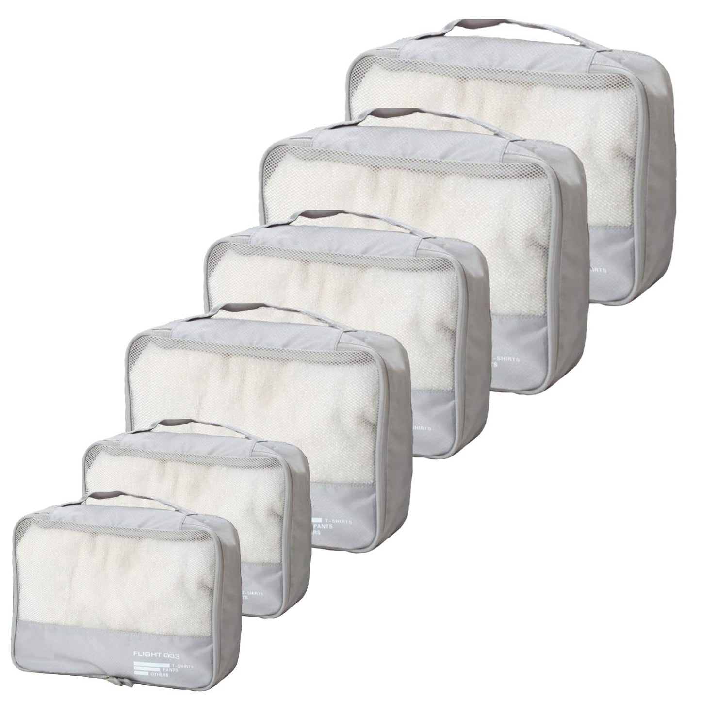 Packing Cubes Set Travel Luggage Organizers Suitcase Lightweight Accessories