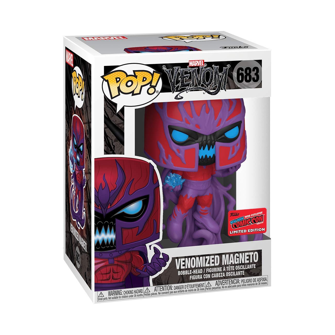 Funko POP! Marvel #683 - Venomized Magneto NYCC 2020 Shared Exclusive
