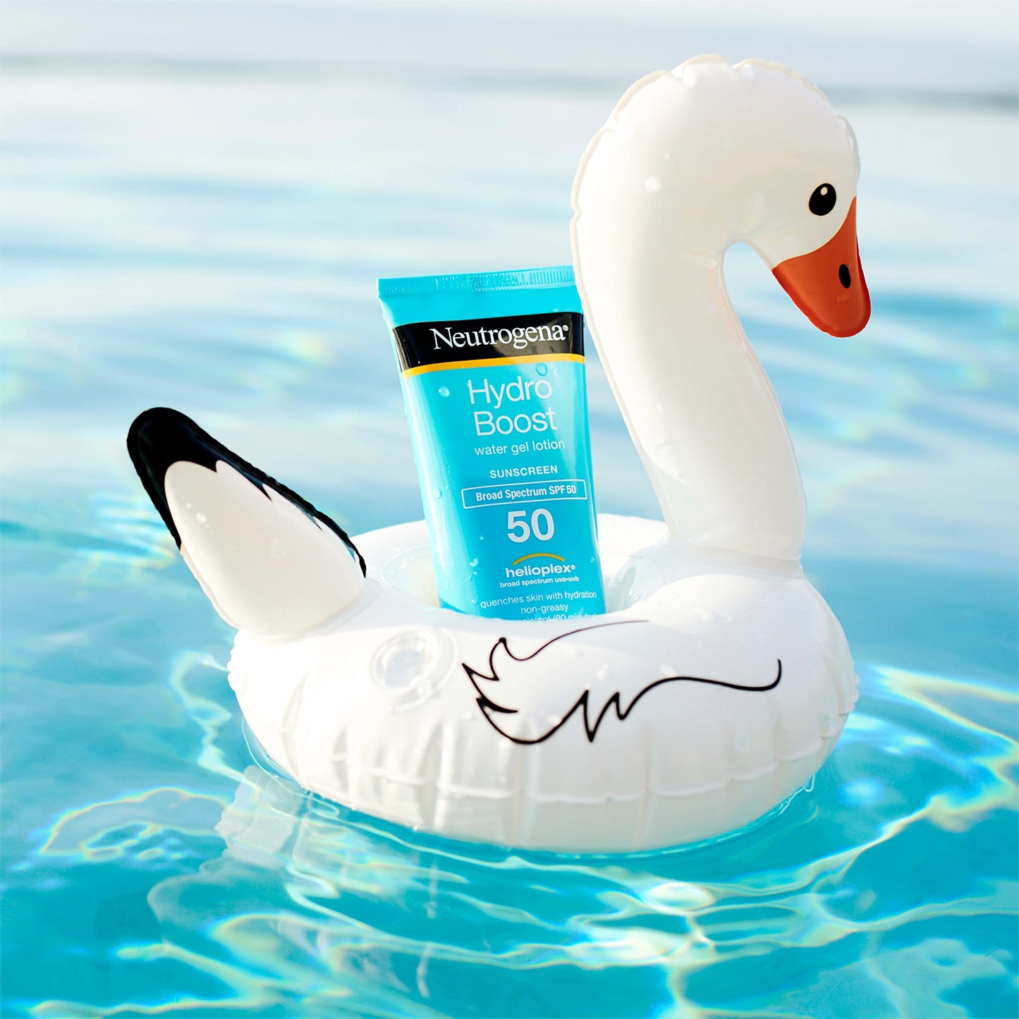 Neutrogena Hydro Boost Water Gel Moisturizing Sunscreen Lotion, Broad Spectrum Sunblock SPF 50, Water Resistant Travel Size Sunscreen For Sensitive