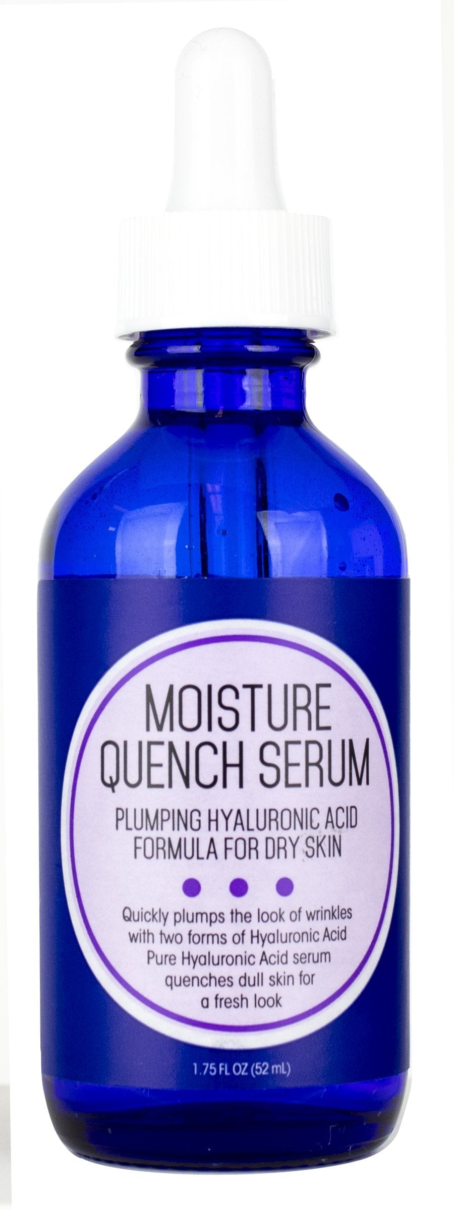 La Radiance Moisture Quench Anti-Aging Serum for wrinkles and uneven skin tone. Made with Pure Hyaluronic Acid to help hydrate and plump skin. Large