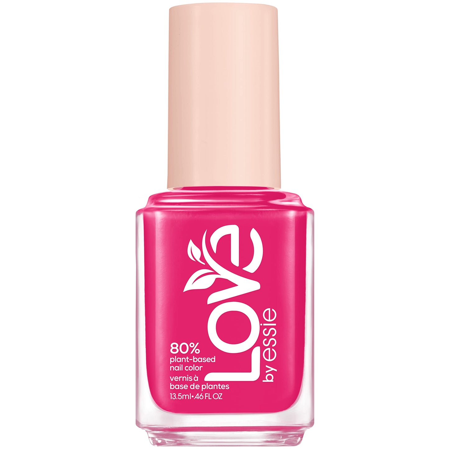 LOVE by essie Nail Polish, 80% Plant-based, Salon-Quality, Vegan, Pink, Self-Love Rush, 0.46 Fl Oz Beauty & Personal Care essie