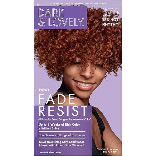 DARK&LOVELY Fade Resist Rich Conditioning Hair Color #376 Red Hot Rhythm