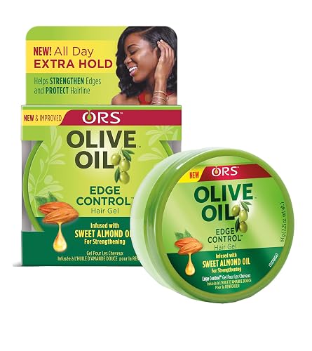 ORS Olive Oil Edge Control Hair Gel, 2.25 Ounce