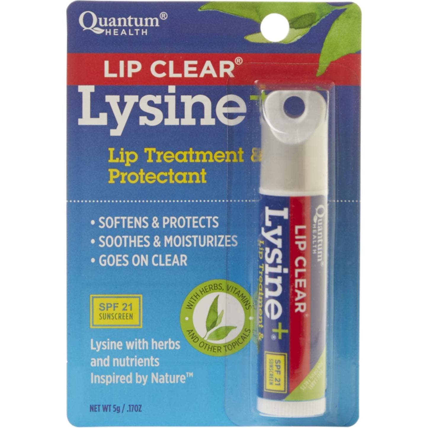 Quantum Lip Clear Lysine+ Coldstick, .17 Ounces each (Value Pack of 8)