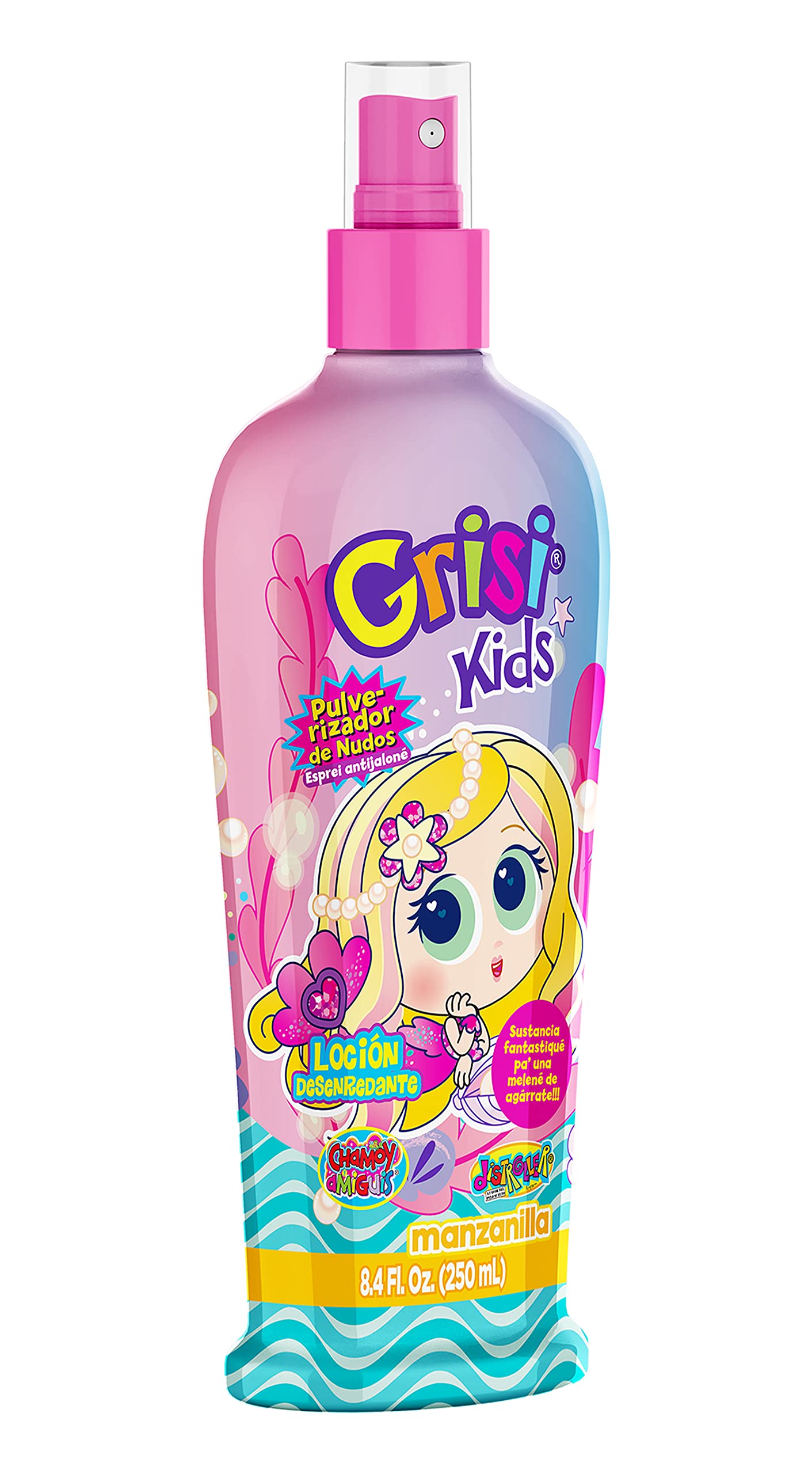 Grisi Kids Manzanilli Detangler Strawberry Fresa, 8.4 Ounce, (EX8011)