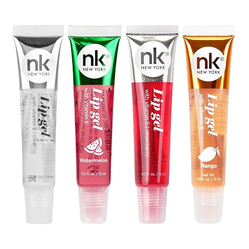 NICKA K NEW YORK Lip Gel, Hydrating, Lightweight, Glides on Effortlessly, Non Sticky Finish Lip Gel Colors