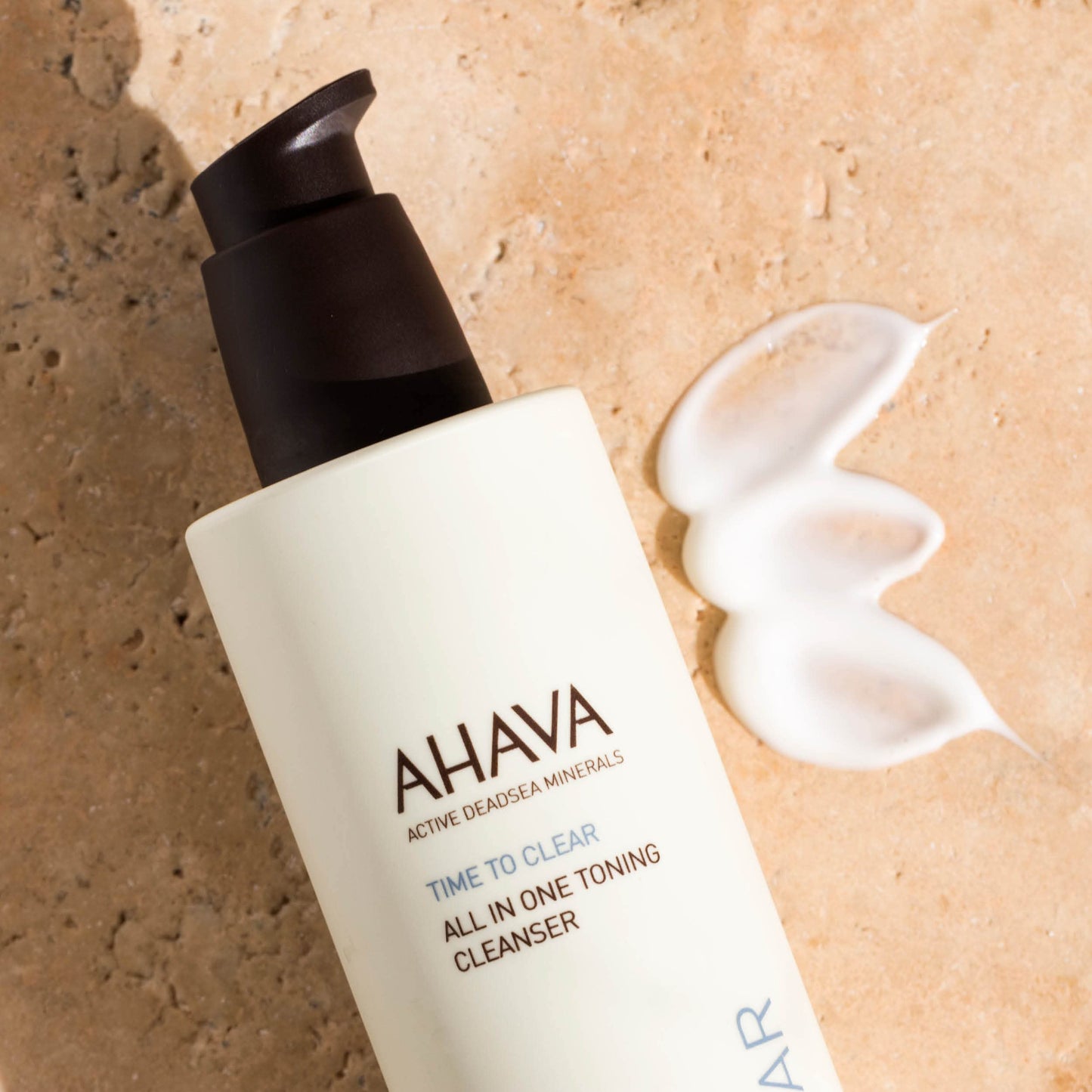AHAVA All-In-One Toning Cleanser - Skin-Friendly, Soft, Water-Based Formula Gently Removes Dirt, Impurities & Makeup Including Eyes, Rebalances pH
