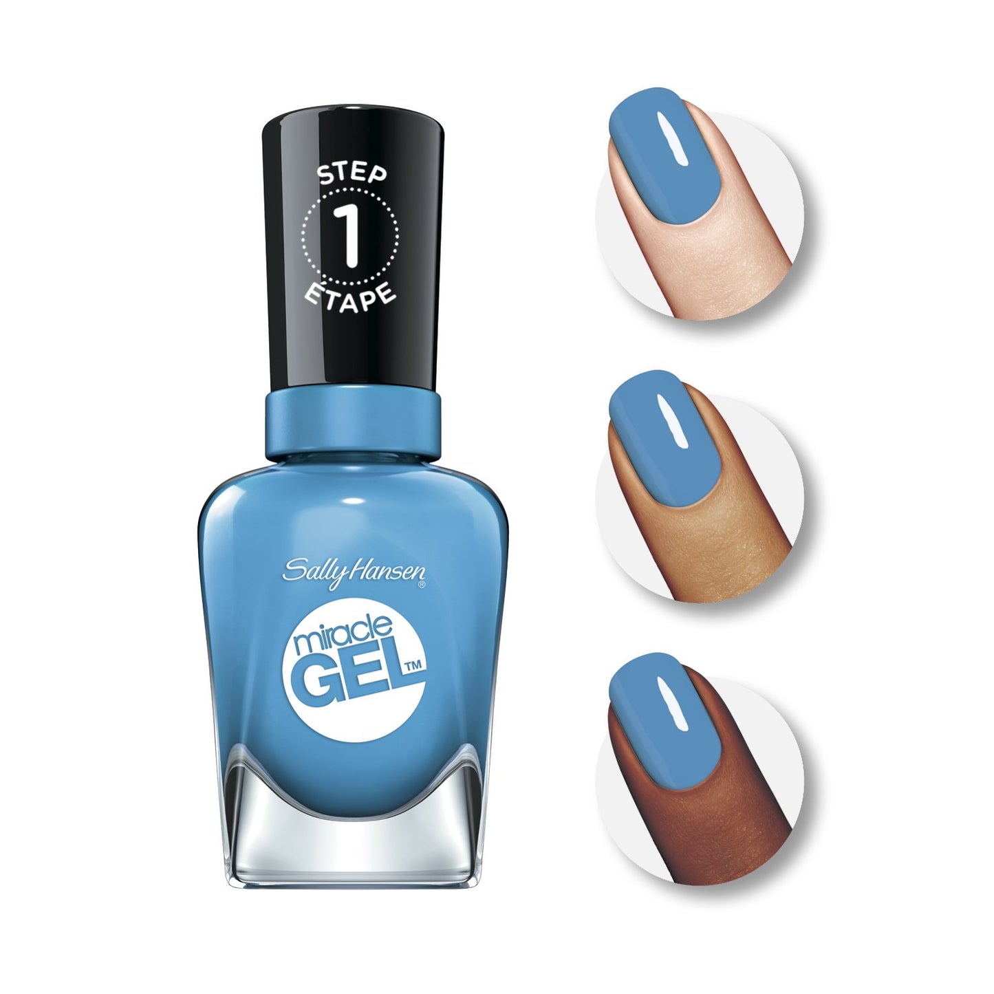 Sally Hansen Miracle Gel Rhythm and Blue, .5 Oz, Pack Of 1 Beauty & Personal Care Sally Hansen