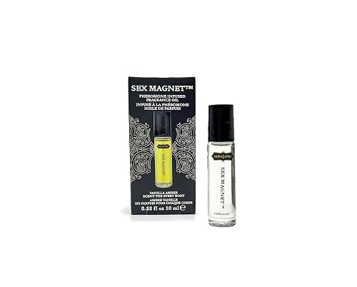 KAMA SUTRA SEX MAGNET™ Pheromone Infused Fragrance Oil Vanila Amber Roll On Perfume Cologne - TSA Ready 10ml - Unisex Scent Beauty & Personal Care KAMA SUTRA