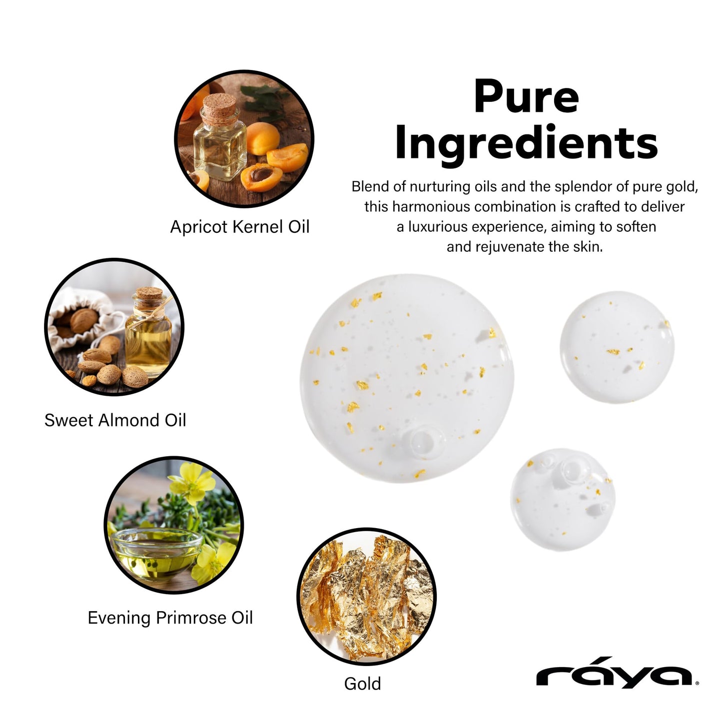 RAYA 24K Gold Anti-Aging Suspension (510) | Anti-Aging Facial Treatment Serum for All Skin Types | Made with Pure 24 Karat Gold | Softens and Helps