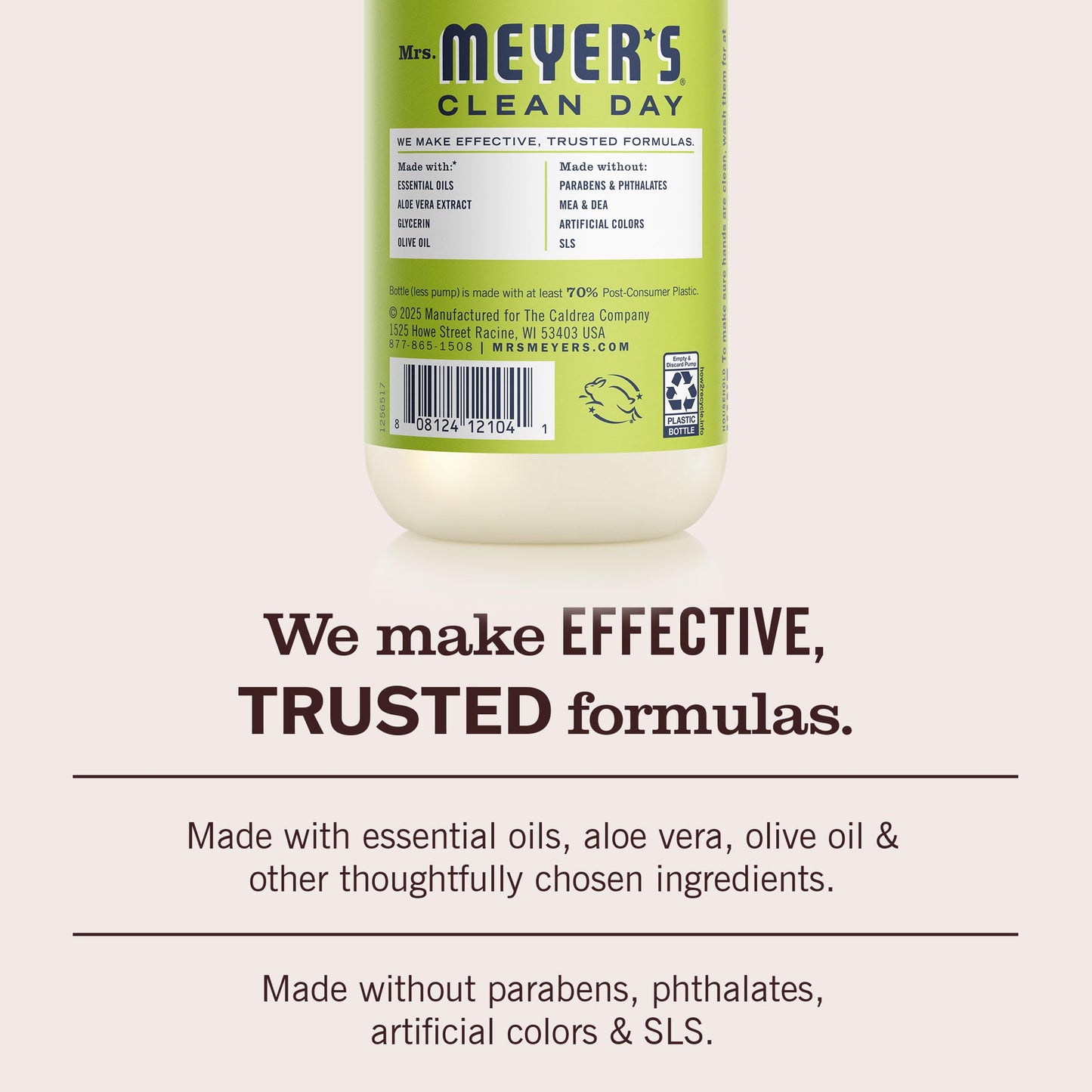 MRS. MEYER'S CLEAN DAY Hand Soap, Lemon Verbena Scent, 16 Fl Oz Bottle Beauty & Personal Care Mrs. MEYER'S