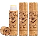 Bee Bella Lip Balm Pumpkin Spice (3 Pack)- With Beeswax, Coconut Oil, Jojoba Oil, Vitamin E Oil, Argan Oil and More for Soft and Smooth Lips
