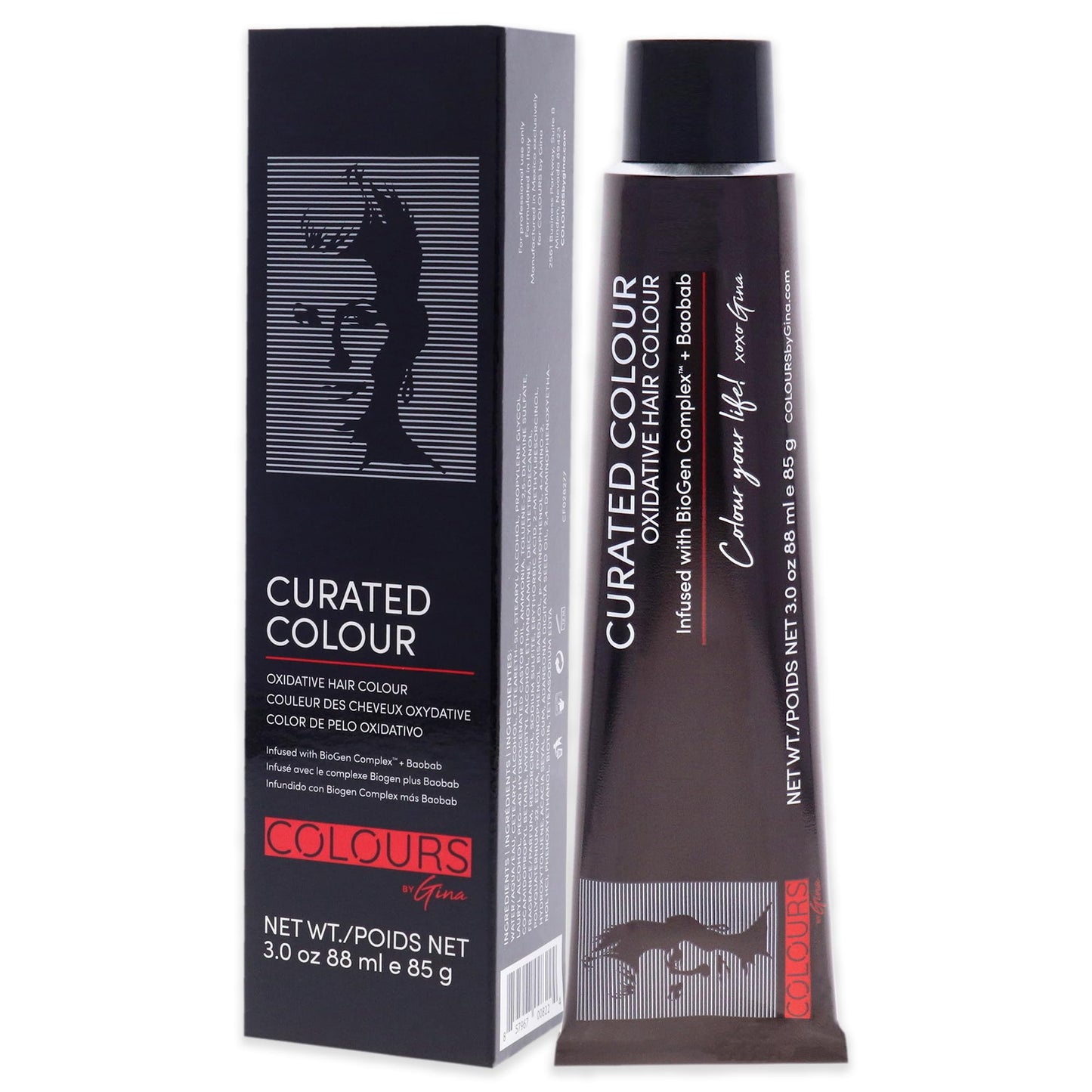 Colours By Gina Curated Colour - 5.32-5GV Light Beige Brown by Colours By Gina for Unisex - 3 oz Hair Color