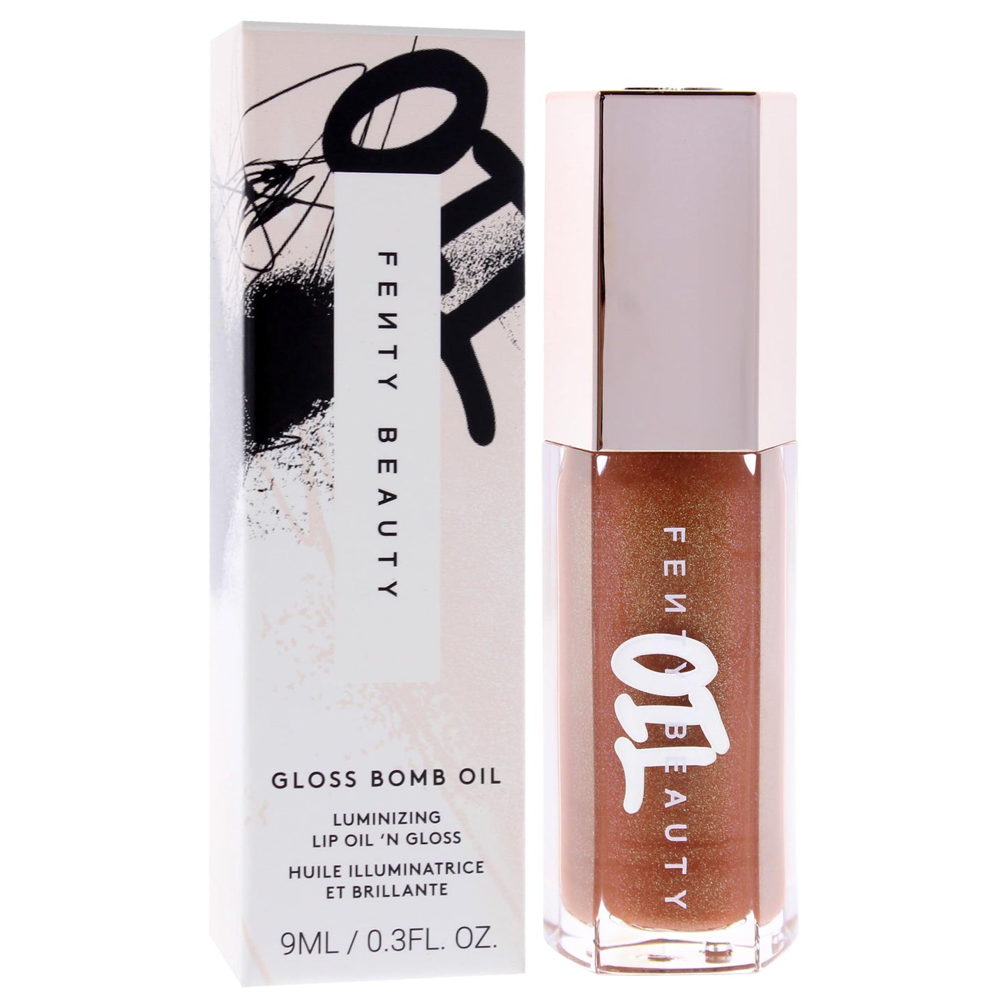 Gloss Bomb Luminizing Lip Oil N Gloss - 06 Fenty by Fenty Beauty for Women - 0.3 oz Lip Gloss