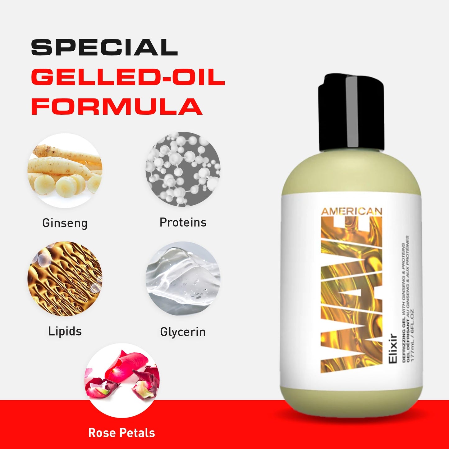 ARROJO Elixir Defrizzing Gel, 6 Fl oz