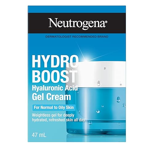 Neutrogena Hydro Boost Gel Cream with Hyaluronic Acid, All-day hydration for Face and Neck, Oil Free and won’t clog pores, 1.6 oz